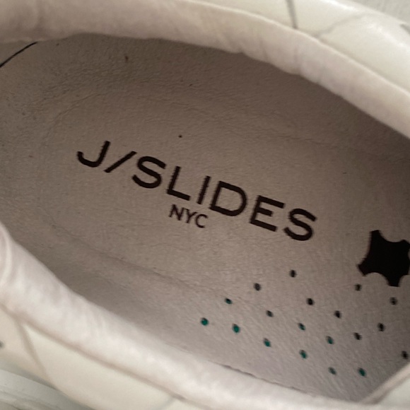 J/Slides Lightweight Dede White Platform Weave Sneakers. Size 6.5 - Picture 8 of 11